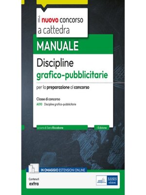 cover image of Manuale Discipline grafico-pubblicitarie
